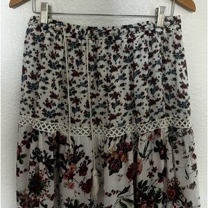 Multi-patterned Maxi Skirt